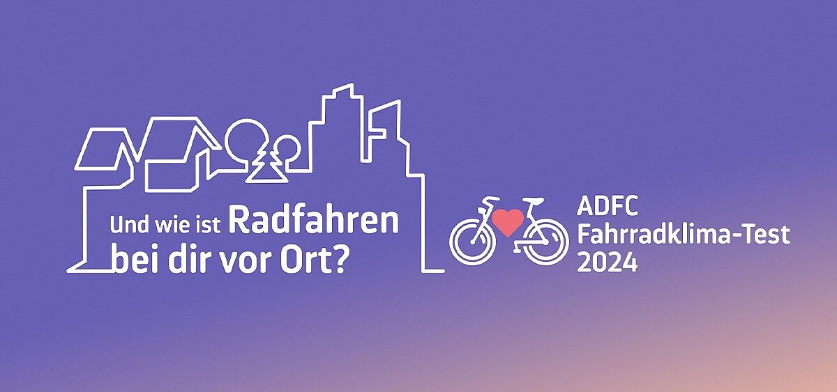 Logo ADFC Fahrrad-Klima Test 2024