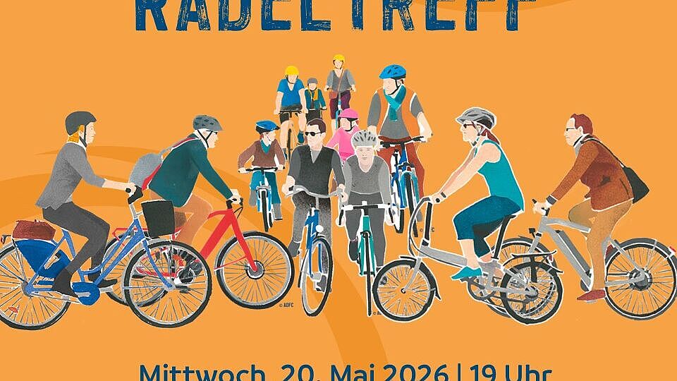Radeltreff ADFC Jena am 20. Mai um 19 Uhr im Grünen Haus, Schillergässchen 5