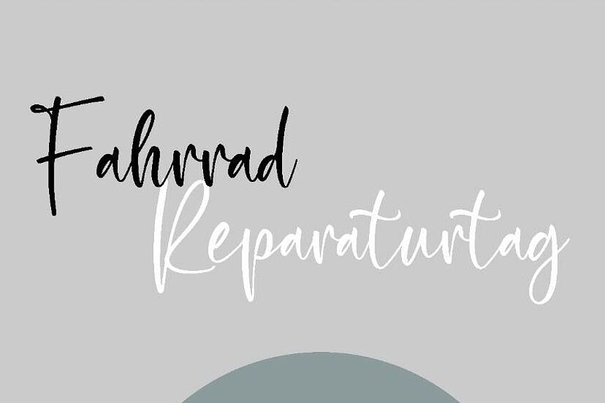 Werb-Plakat für den Fahrradreparaturtag