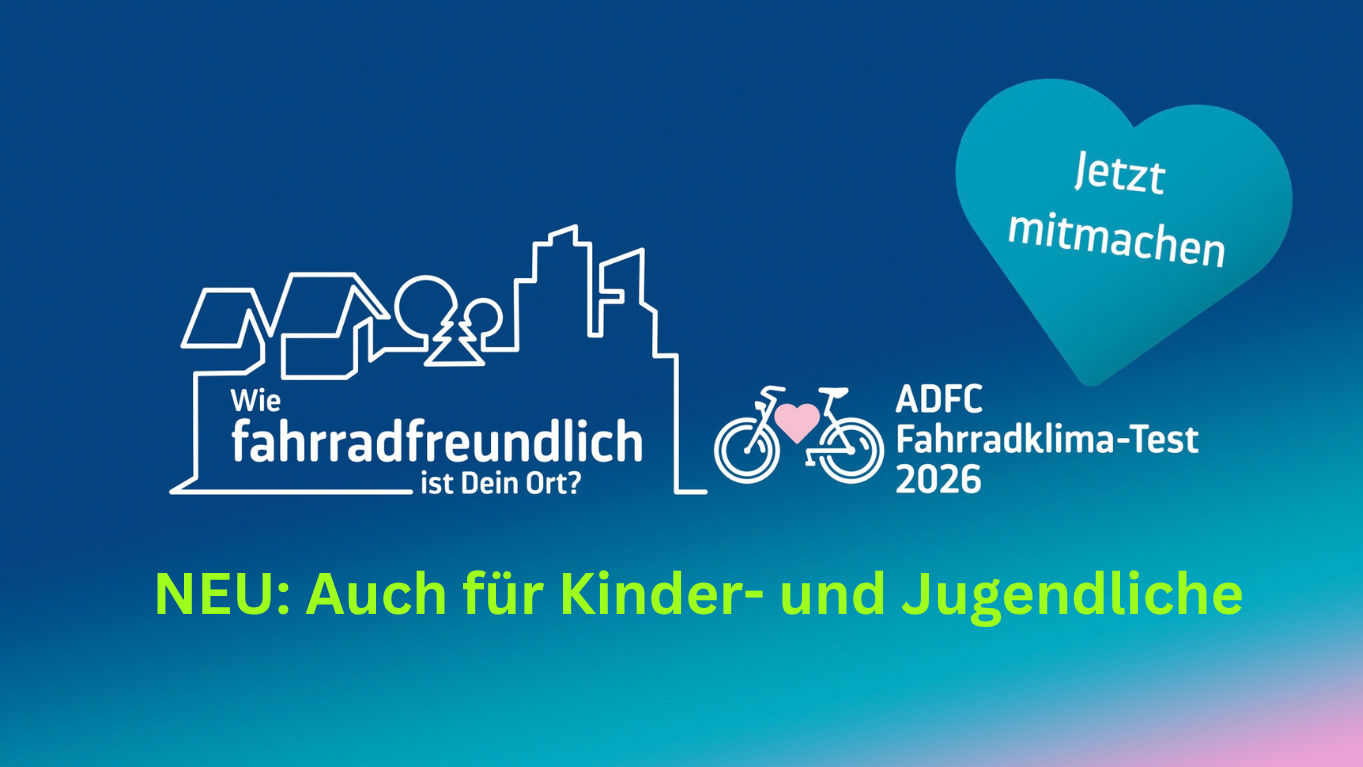 Logo für Fahrrad Klima Test 2026 und Aufforderung mitzumachen