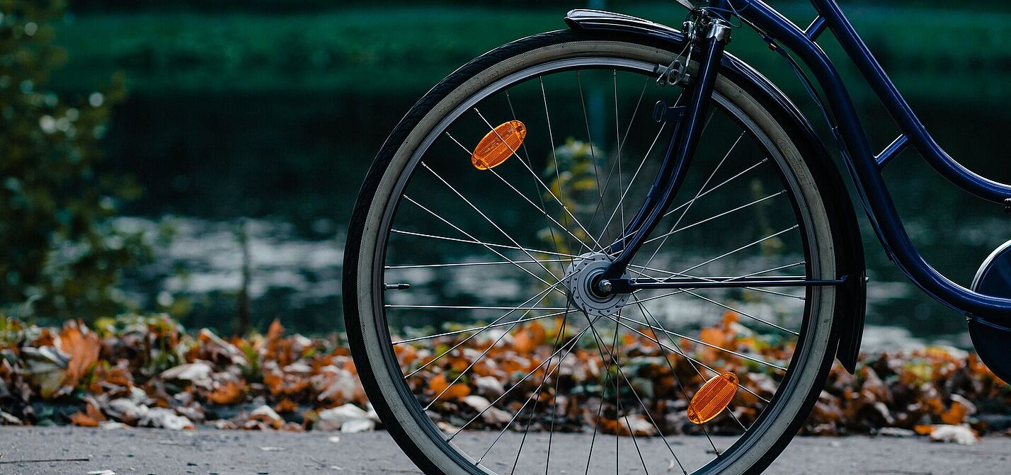 Fahrrad im Herbst Fahrrad im Herbst